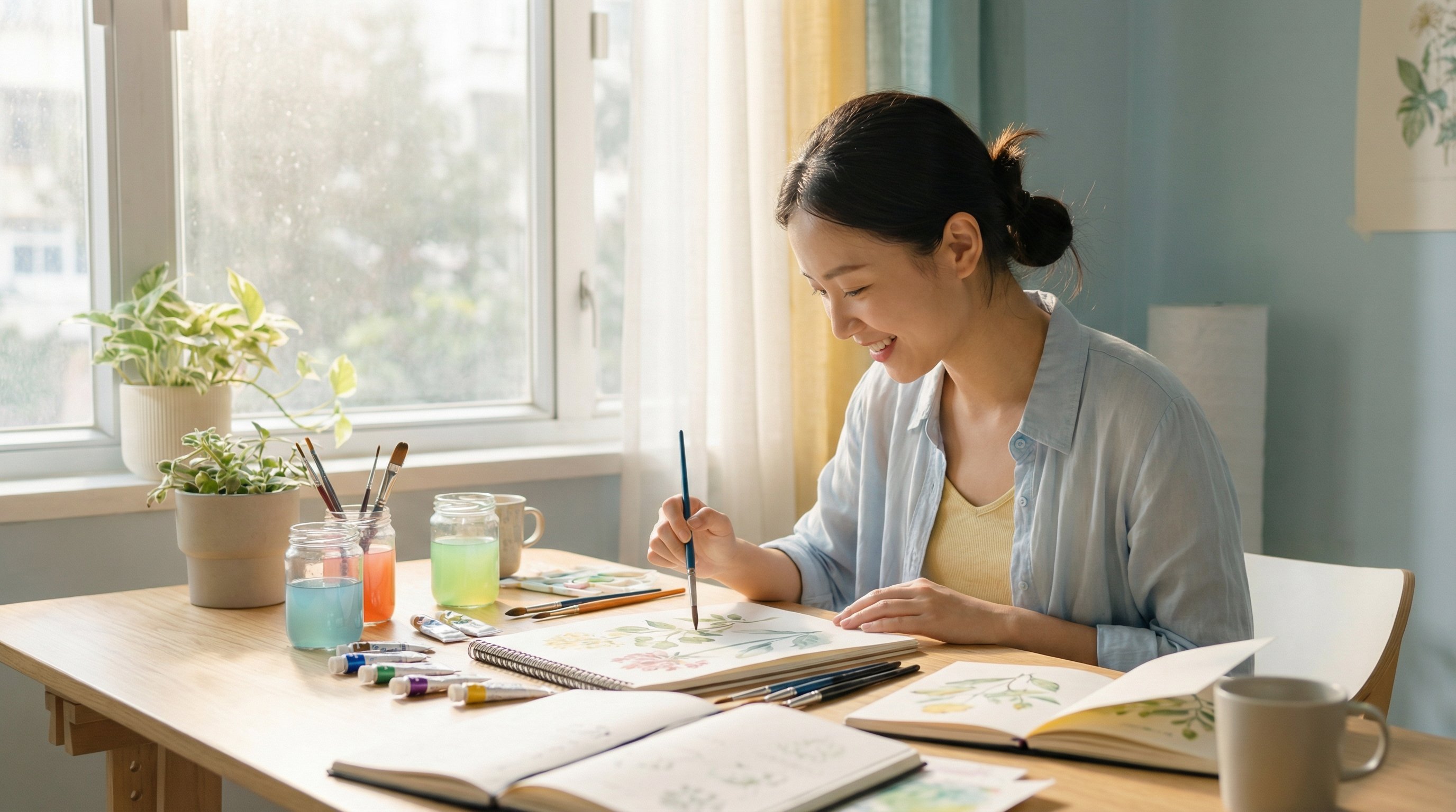 推特传媒 - 水彩绘画教程